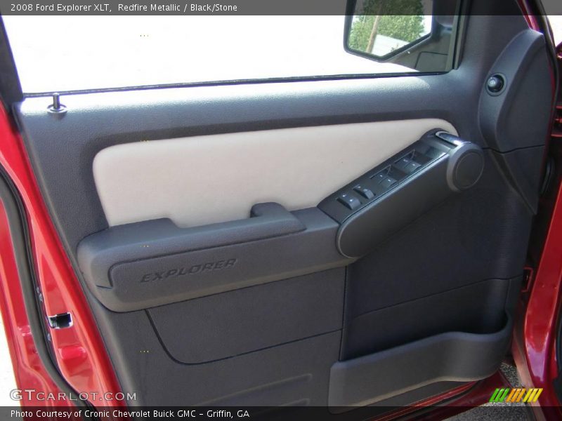 Redfire Metallic / Black/Stone 2008 Ford Explorer XLT