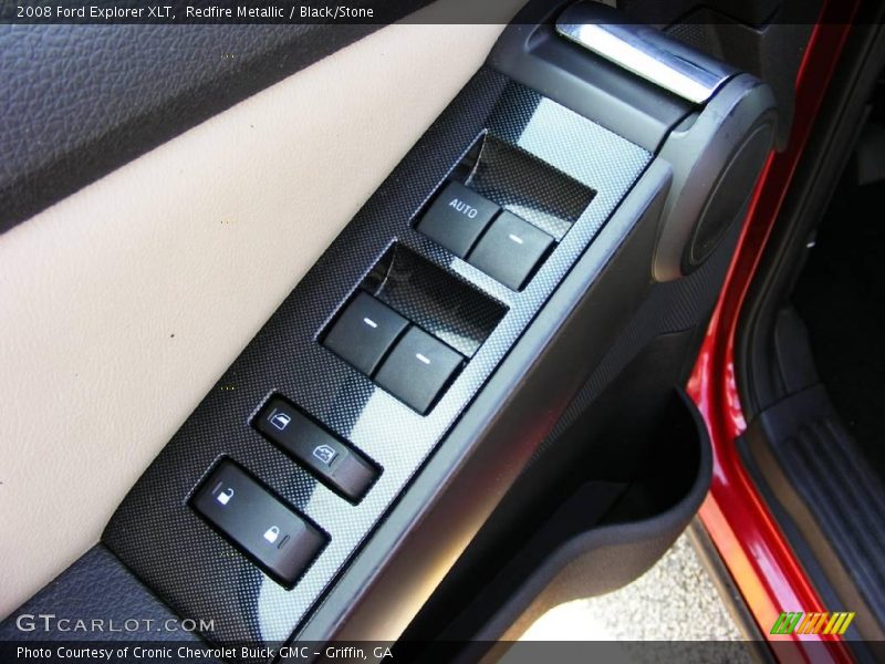 Redfire Metallic / Black/Stone 2008 Ford Explorer XLT