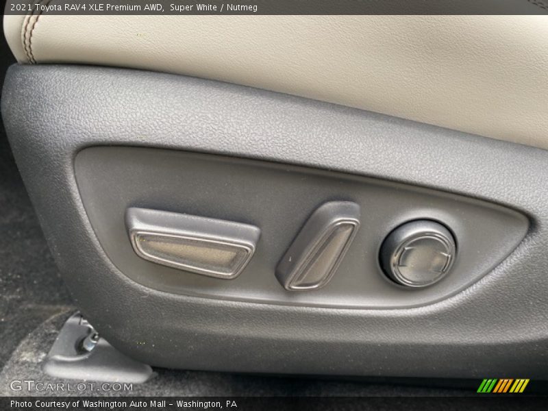 Super White / Nutmeg 2021 Toyota RAV4 XLE Premium AWD