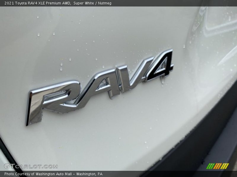 Super White / Nutmeg 2021 Toyota RAV4 XLE Premium AWD