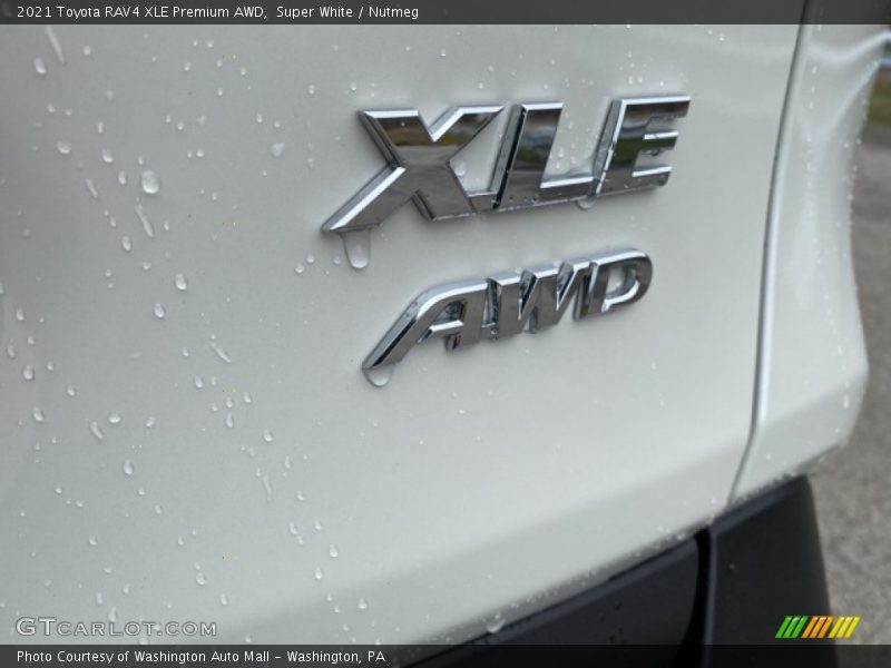 Super White / Nutmeg 2021 Toyota RAV4 XLE Premium AWD