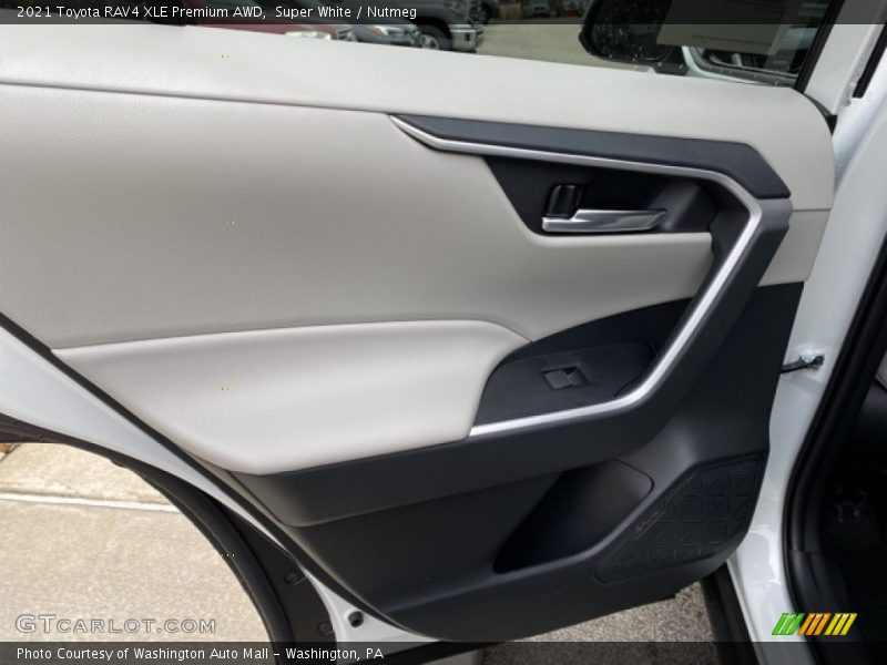 Super White / Nutmeg 2021 Toyota RAV4 XLE Premium AWD