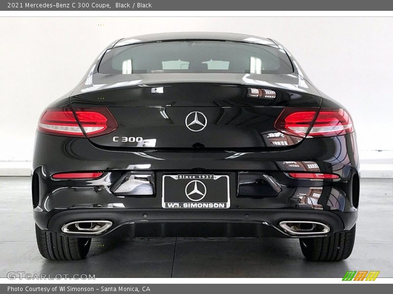 Black / Black 2021 Mercedes-Benz C 300 Coupe