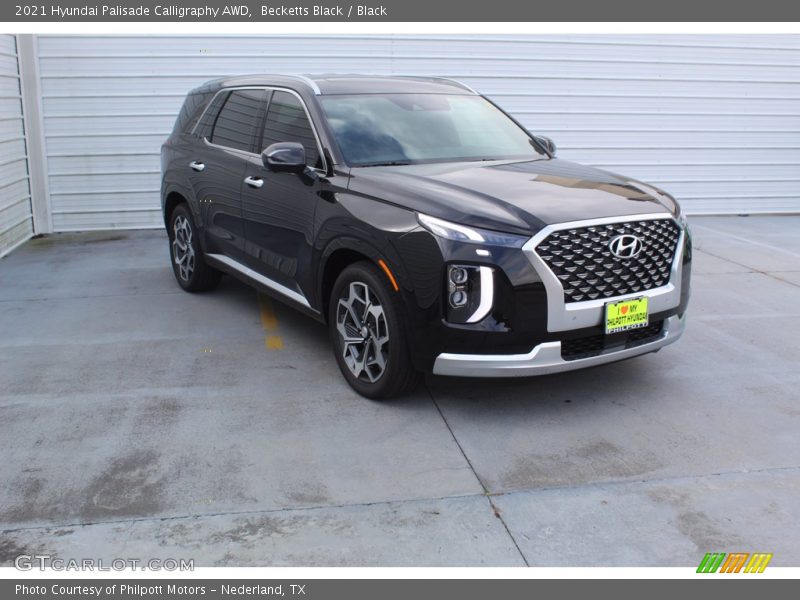 Becketts Black / Black 2021 Hyundai Palisade Calligraphy AWD