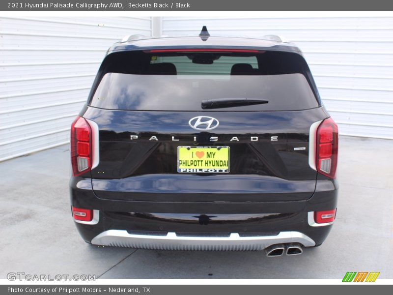 Becketts Black / Black 2021 Hyundai Palisade Calligraphy AWD