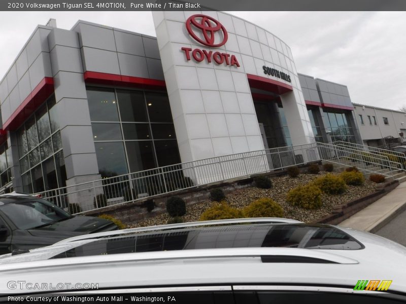 Pure White / Titan Black 2020 Volkswagen Tiguan SEL 4MOTION