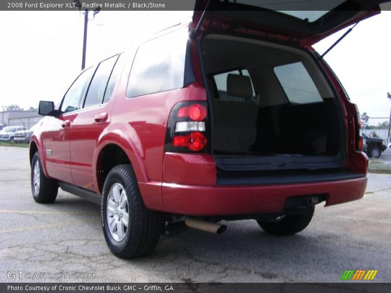 Redfire Metallic / Black/Stone 2008 Ford Explorer XLT