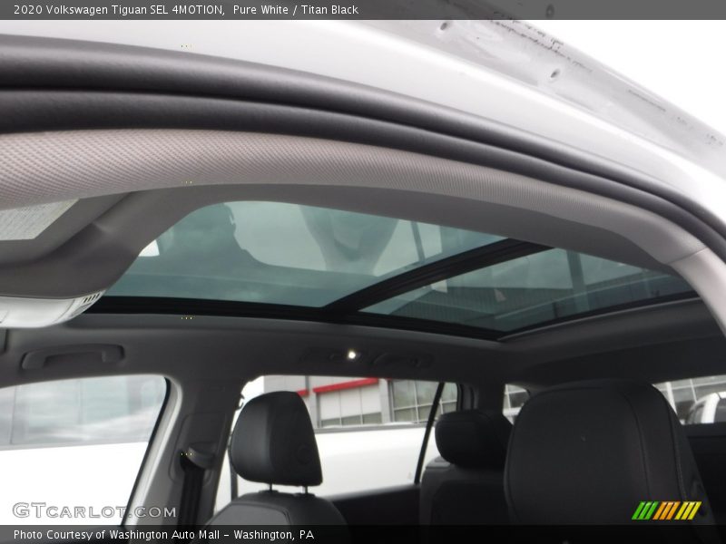 Pure White / Titan Black 2020 Volkswagen Tiguan SEL 4MOTION