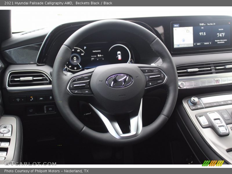 Becketts Black / Black 2021 Hyundai Palisade Calligraphy AWD