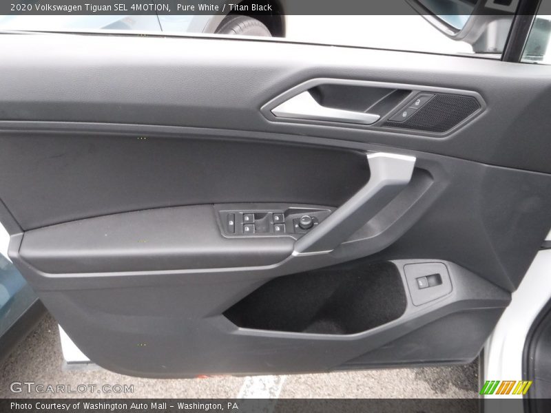 Pure White / Titan Black 2020 Volkswagen Tiguan SEL 4MOTION
