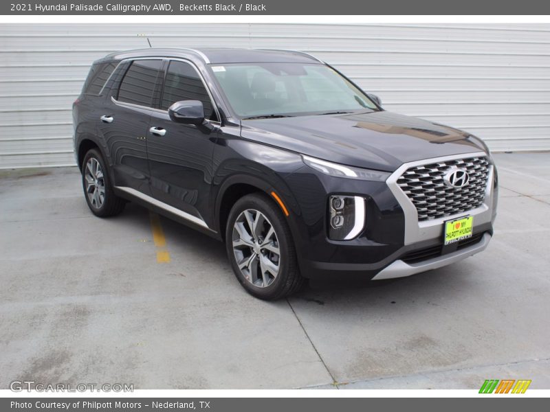 Becketts Black / Black 2021 Hyundai Palisade Calligraphy AWD