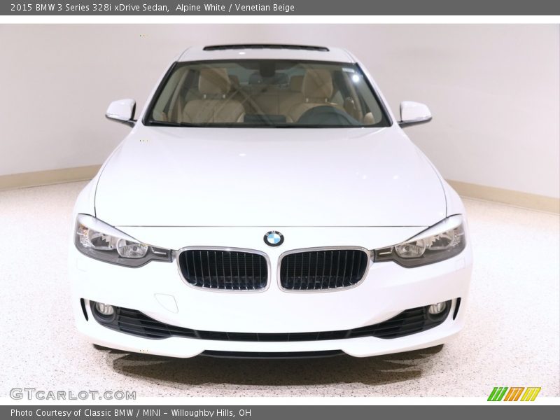 Alpine White / Venetian Beige 2015 BMW 3 Series 328i xDrive Sedan