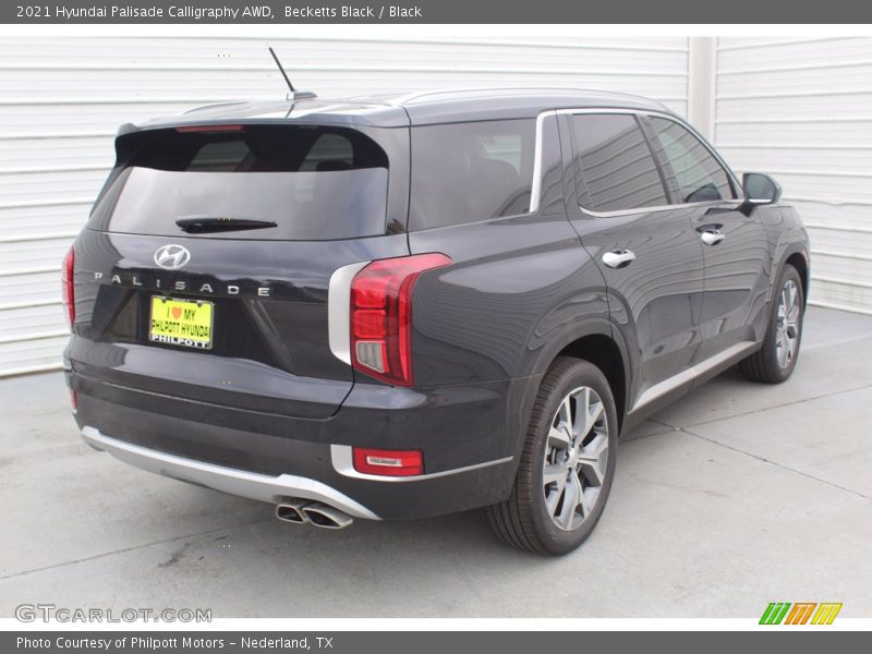 Becketts Black / Black 2021 Hyundai Palisade Calligraphy AWD