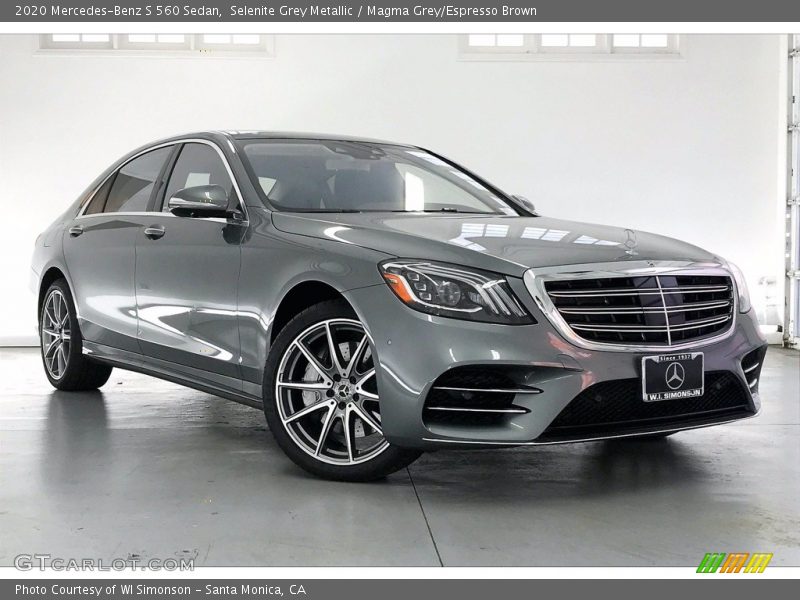 Selenite Grey Metallic / Magma Grey/Espresso Brown 2020 Mercedes-Benz S 560 Sedan