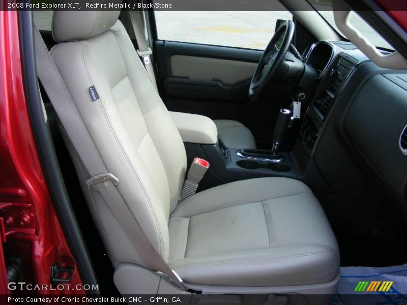 Redfire Metallic / Black/Stone 2008 Ford Explorer XLT