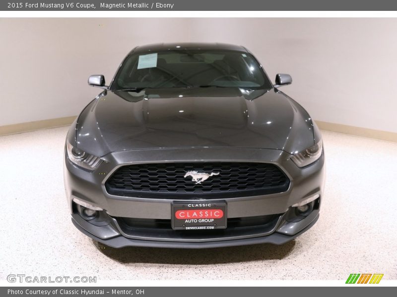 Magnetic Metallic / Ebony 2015 Ford Mustang V6 Coupe