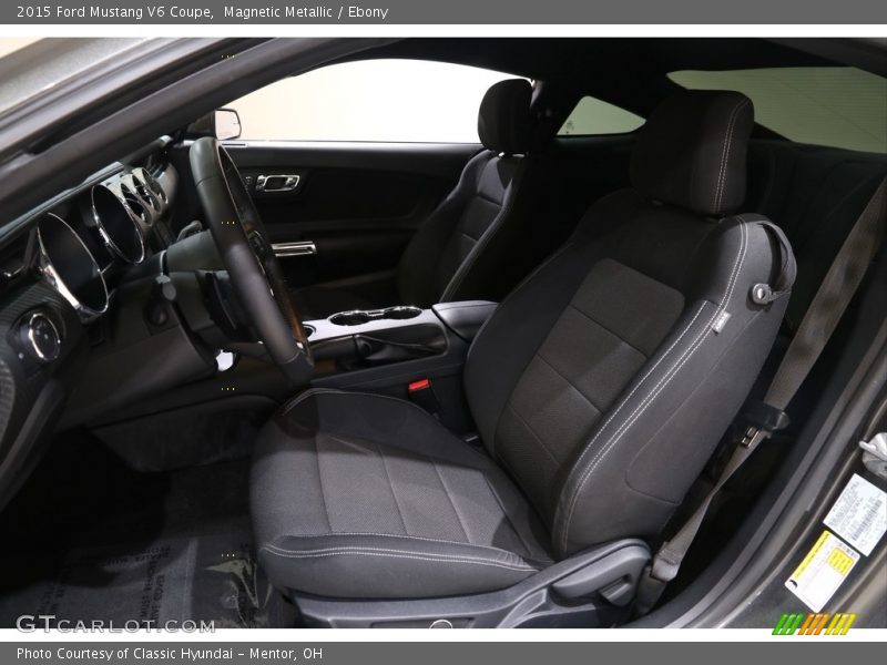 Magnetic Metallic / Ebony 2015 Ford Mustang V6 Coupe