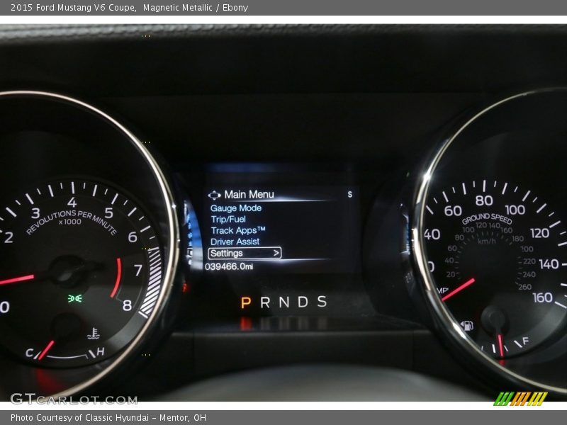 Magnetic Metallic / Ebony 2015 Ford Mustang V6 Coupe