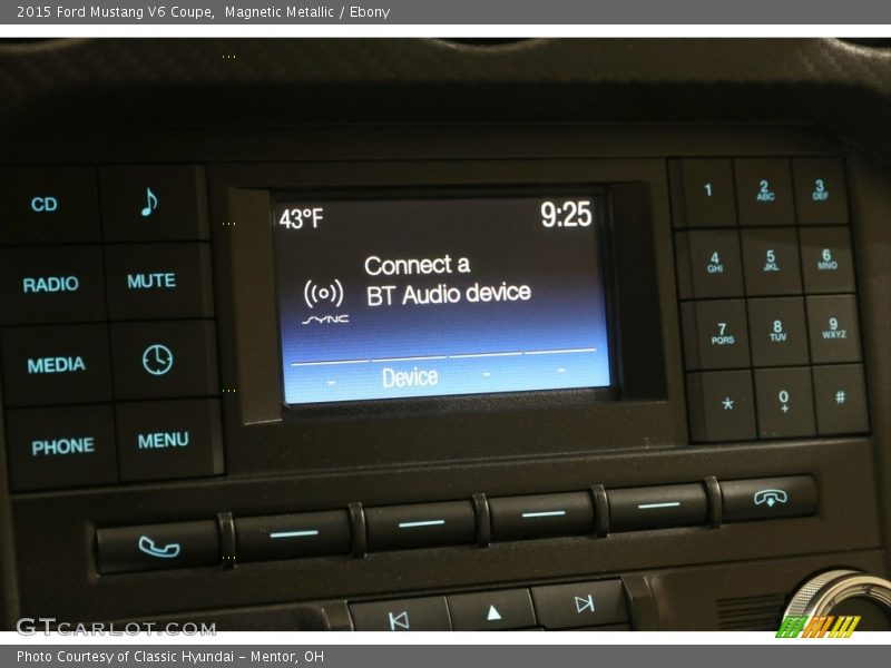 Magnetic Metallic / Ebony 2015 Ford Mustang V6 Coupe