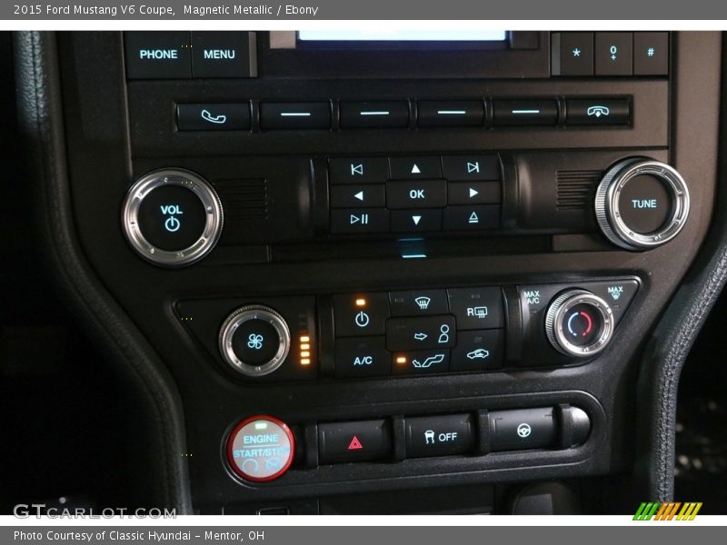 Magnetic Metallic / Ebony 2015 Ford Mustang V6 Coupe