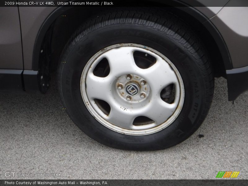 Urban Titanium Metallic / Black 2009 Honda CR-V LX 4WD