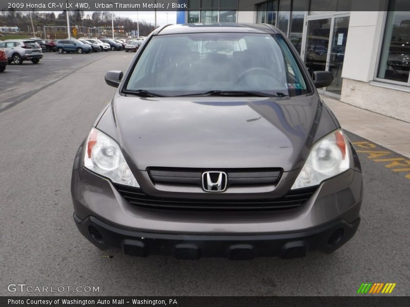 Urban Titanium Metallic / Black 2009 Honda CR-V LX 4WD