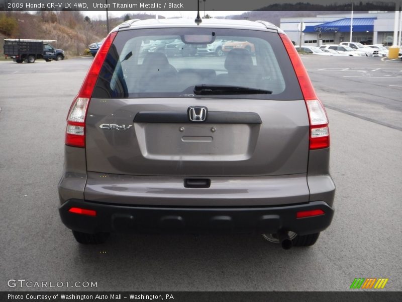 Urban Titanium Metallic / Black 2009 Honda CR-V LX 4WD