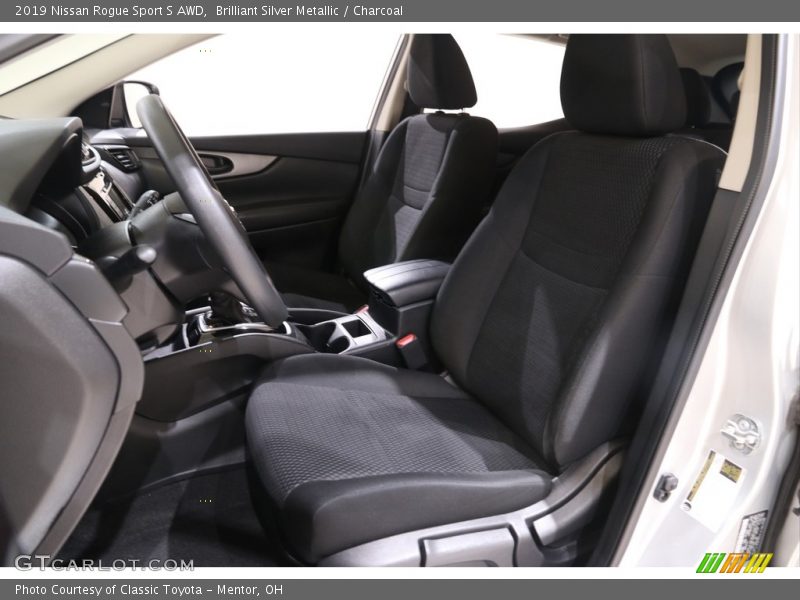 Brilliant Silver Metallic / Charcoal 2019 Nissan Rogue Sport S AWD
