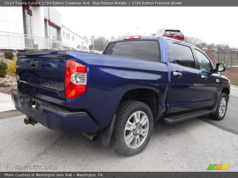 Blue Ribbon Metallic / 1794 Edition Premium Brown 2014 Toyota Tundra 1794 Edition Crewmax 4x4
