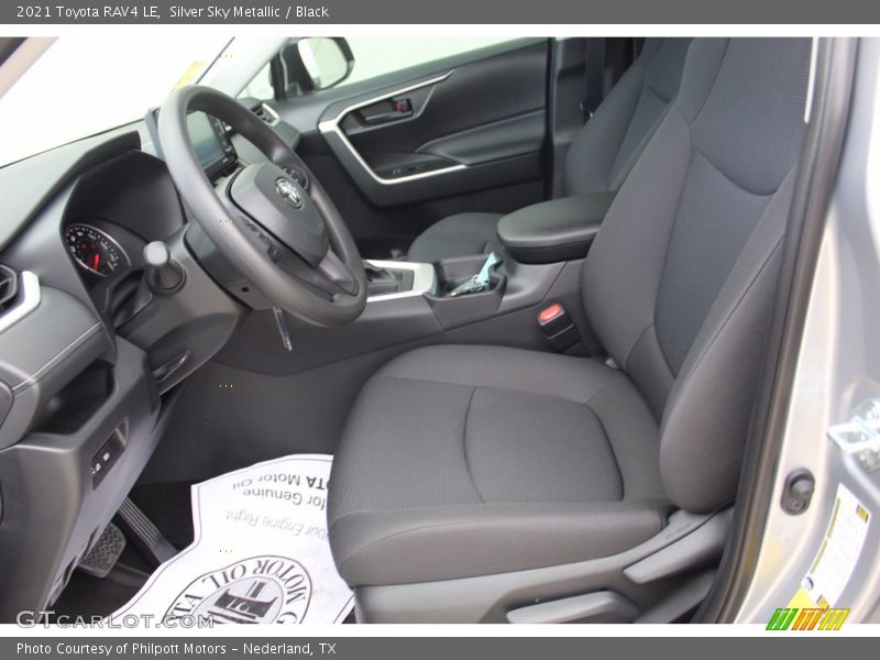 Silver Sky Metallic / Black 2021 Toyota RAV4 LE
