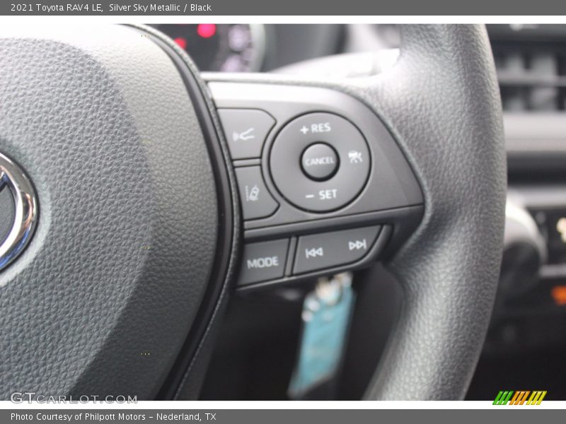 Silver Sky Metallic / Black 2021 Toyota RAV4 LE