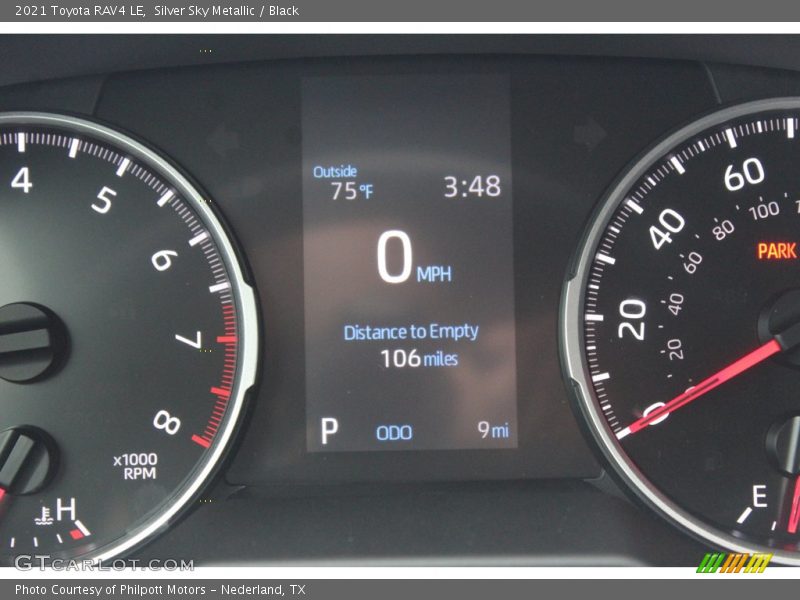 Silver Sky Metallic / Black 2021 Toyota RAV4 LE
