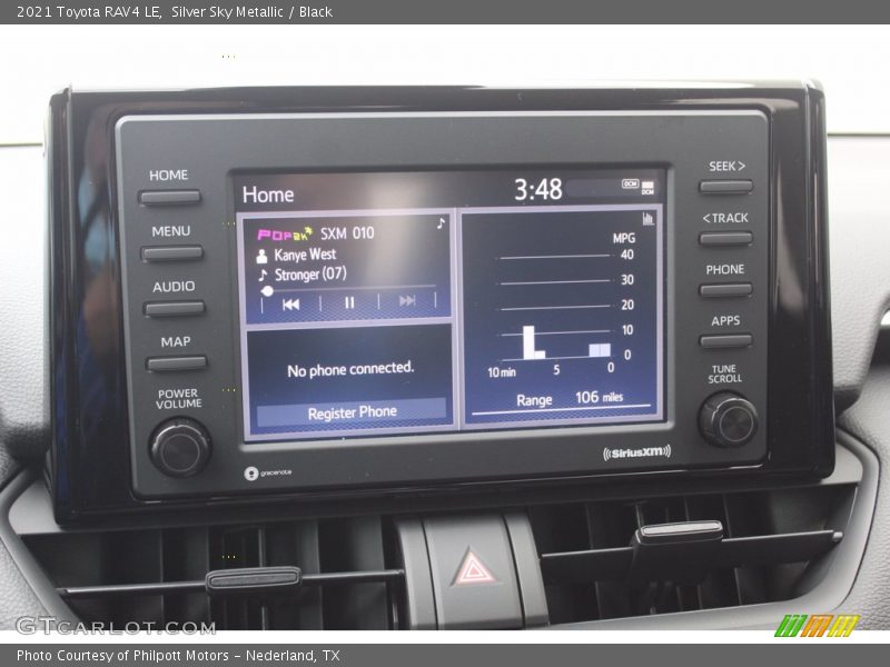 Silver Sky Metallic / Black 2021 Toyota RAV4 LE