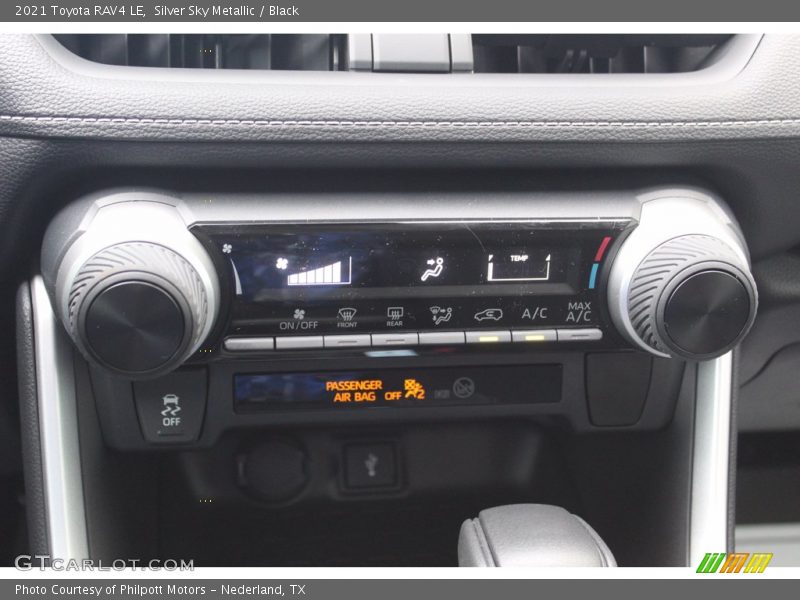 Silver Sky Metallic / Black 2021 Toyota RAV4 LE