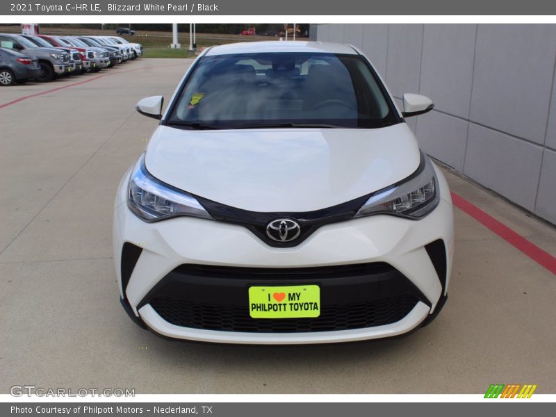Blizzard White Pearl / Black 2021 Toyota C-HR LE