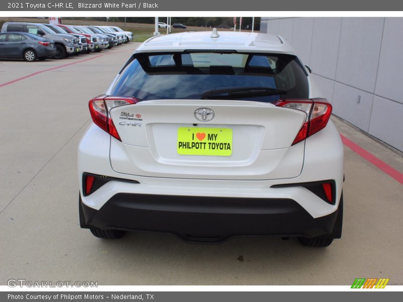 Blizzard White Pearl / Black 2021 Toyota C-HR LE