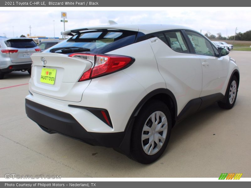 Blizzard White Pearl / Black 2021 Toyota C-HR LE