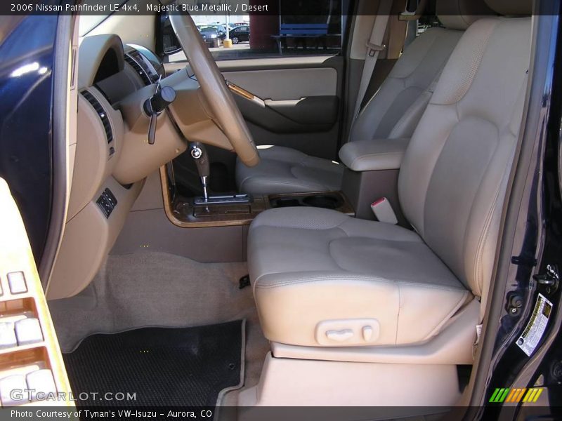 Majestic Blue Metallic / Desert 2006 Nissan Pathfinder LE 4x4