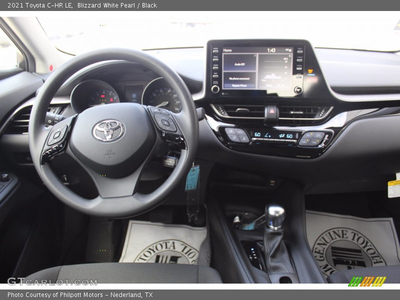 Blizzard White Pearl / Black 2021 Toyota C-HR LE