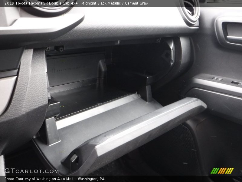 Midnight Black Metallic / Cement Gray 2019 Toyota Tacoma SR Double Cab 4x4