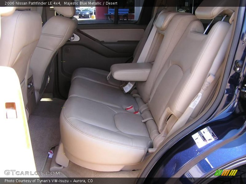 Majestic Blue Metallic / Desert 2006 Nissan Pathfinder LE 4x4