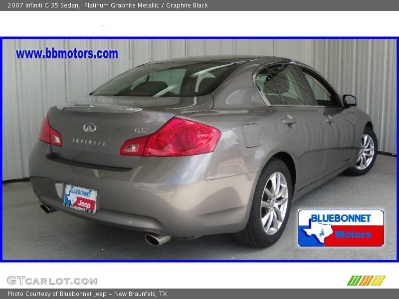 Platinum Graphite Metallic / Graphite Black 2007 Infiniti G 35 Sedan