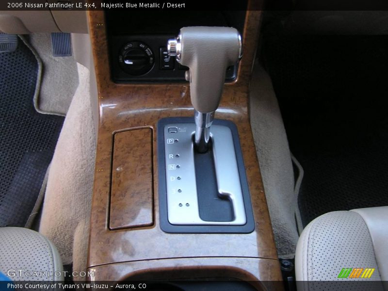 Majestic Blue Metallic / Desert 2006 Nissan Pathfinder LE 4x4