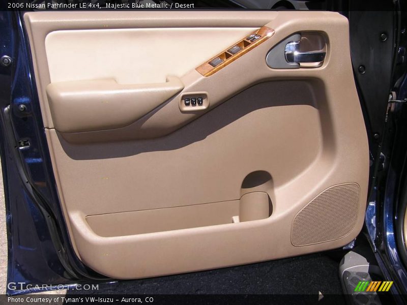 Majestic Blue Metallic / Desert 2006 Nissan Pathfinder LE 4x4