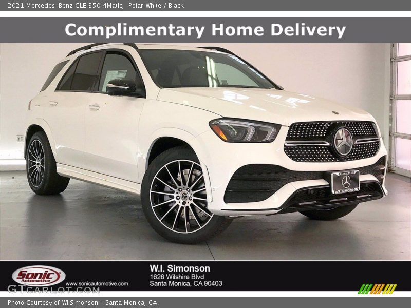 Polar White / Black 2021 Mercedes-Benz GLE 350 4Matic