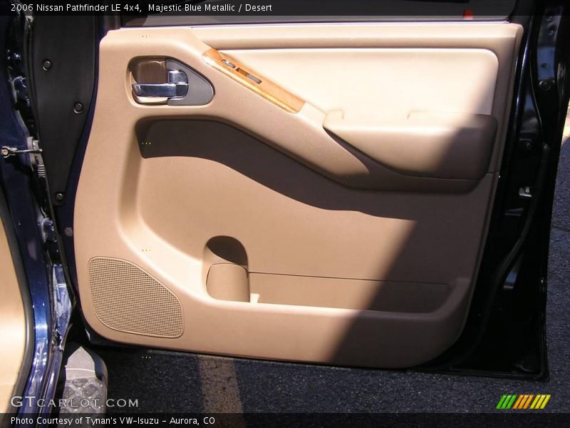 Majestic Blue Metallic / Desert 2006 Nissan Pathfinder LE 4x4