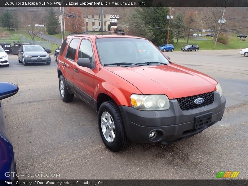 Blazing Copper Metallic / Medium/Dark Flint 2006 Ford Escape XLT V6 4WD