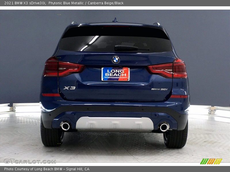 Phytonic Blue Metallic / Canberra Beige/Black 2021 BMW X3 sDrive30i