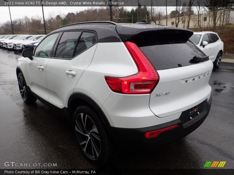 Crystal White Metallic / Charcoal 2021 Volvo XC40 T5 R-Design AWD