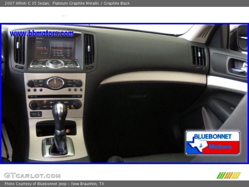 Platinum Graphite Metallic / Graphite Black 2007 Infiniti G 35 Sedan
